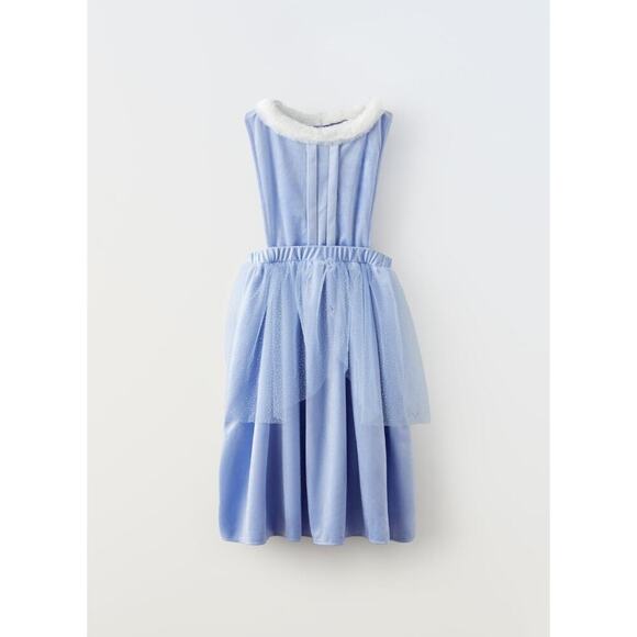 Zara SNOW PRINCESS COSTUME Blue size‎ 11-14 - Picture 1 of 4